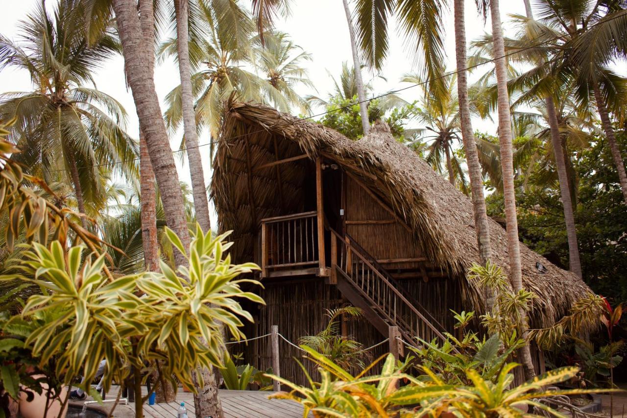 Los Hermanos Beach Hostal Guachaca Buitenkant foto