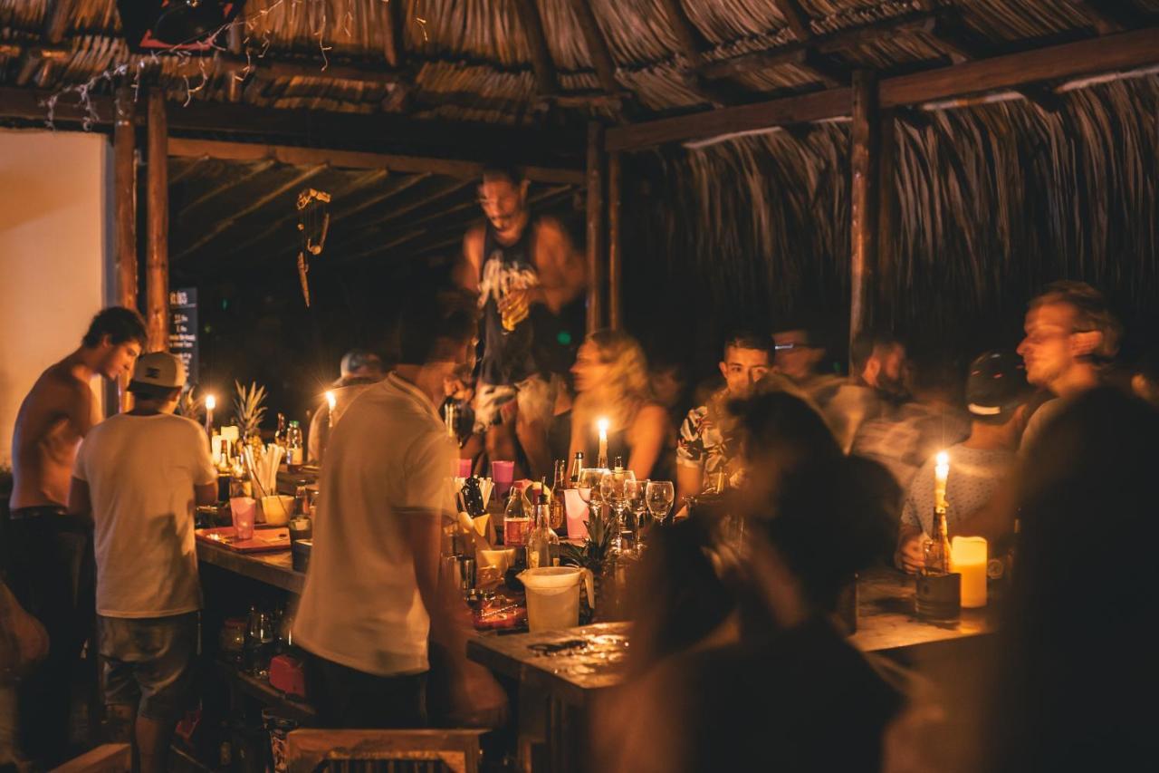 Los Hermanos Beach Hostal Guachaca Buitenkant foto